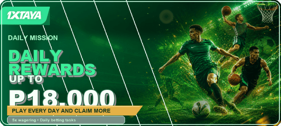1XTAYA daily rewards promo banner